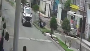 Patrulla de Tizayuca atropella a menor que iba en una motocicleta.