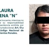 Ficha de detenida de mujer