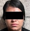 Ficha de detenida de mujer