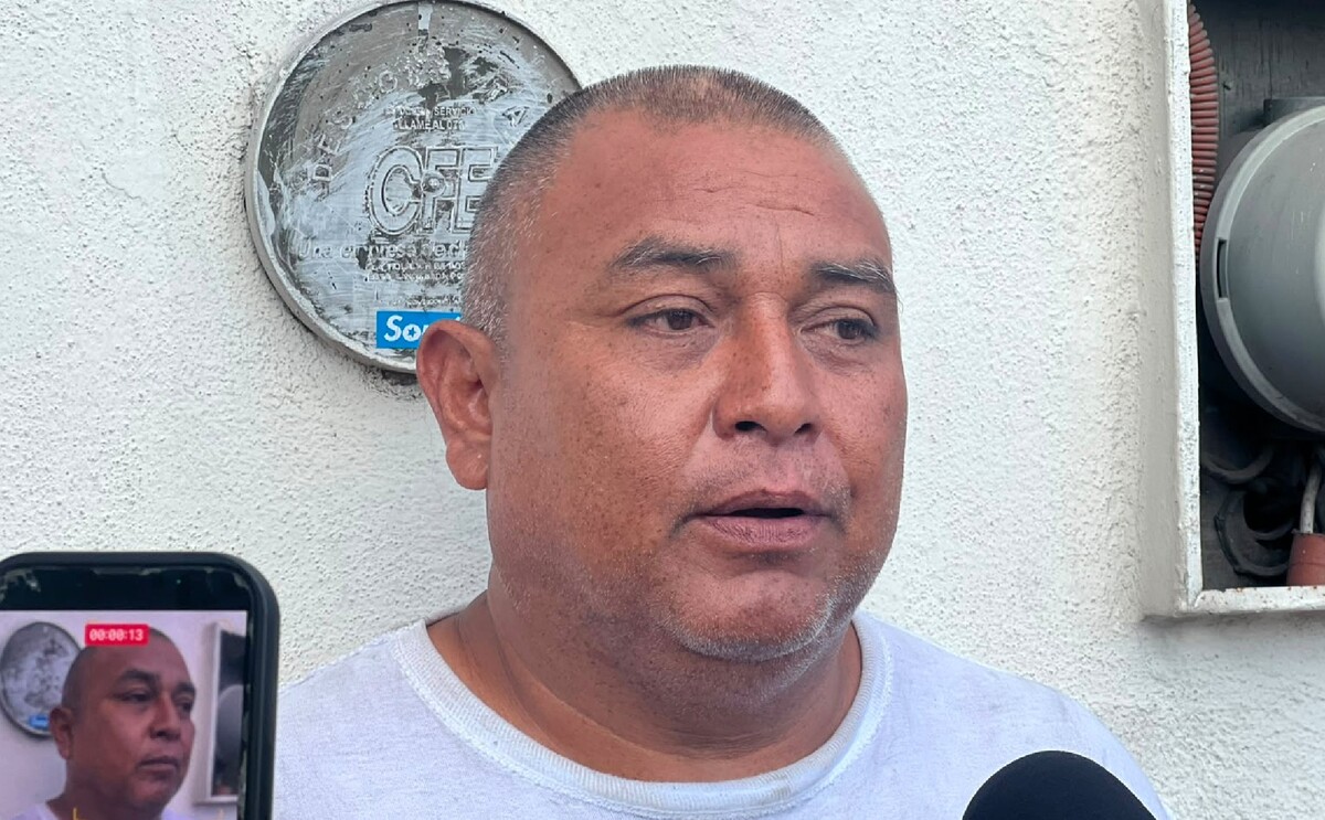 Hombre que fue desalojado de su vivienda junto a su esposa e hijos en Durango.