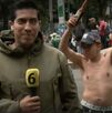 Ángel Carrillo y reportero.