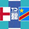 Inglaterra se enfrenta con RD Congo en el Mundial 2026