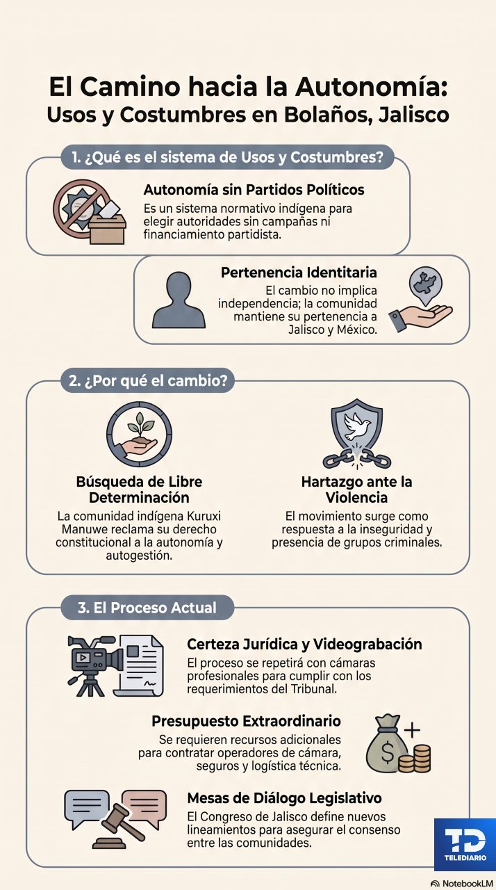 Infografía | Consulta indígena en Bolaños así sería su cambio a usos y costumbres