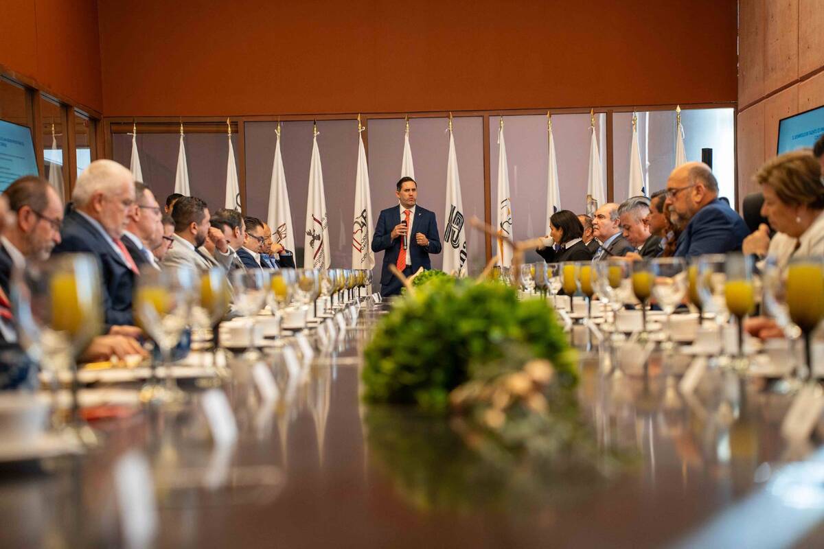 Una foto del presidente de Industriales Jalisco, Antonio Lancaster