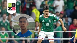Gilberto Mora con la Selección Mexicana en el Mundial 2026.