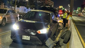 Choque en Monterrey