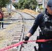 Elementos de seguridad pública acordonan una calle de la Romero Vargas por delito