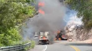 Explosión carretera Iguala-Cuernavaca
