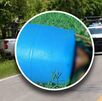 Policías en una carretera de Guerrero por el hallazgo de un cuerpo sin vida.