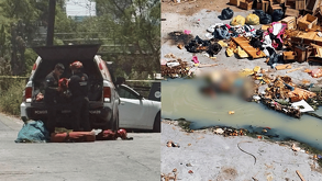 Localizan el cadáver de un hombre atorado entre la basura del arroyo Topo Chico, en Monterrey. Autoridades ya investigan las causas del deceso.