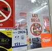 Ley seca en tiendas de conveniencia en las cercanías del Ángel de la Independencia.