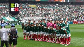 Jugadores de la Selección Mexicana previo al partido ante Ecuadro en el Mundial 2026.