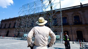 Los municipios de Escobedo y García informaron que no instalarán pantallas para el partido entre México e Inglaterra debido al costo.
