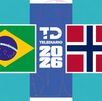 Brasil y Noruega se enfrentan en los Octavos de Final del Mundial 2026