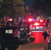 Policía de Monterrey en colonia Sierra Ventana.