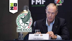 Ivar Sisniega en conferencia de prensa con la FMF.