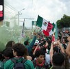 Aficionados de la Selección Mexicana previo al partido de México vs Ecuador en el Mundial 2026.
