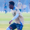 Stephen Óscar Ramos, mejor conocido como 'Kiki', entrenando con la Selección de Argentina Sub17 tras ser convocado por primera vez.