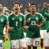 Jugadores de la Selección Mexicana festejando un gol del Mundial 2026 en el estadio Azteca.