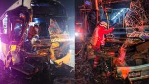 Un accidente se registró este martes en la carretera Toluca-Naucalpan y dejó al menos 18 lesionados.