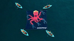Activistas de Greenpeace protestan en Manzanillo contra los permisos unilaterales de Donald Trump para la minería submarina en el Pacífico mexicano.