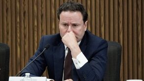 Jordi Bosch, director de Agua de Puebla, durante su comparecencia ante el Congreso del estado.