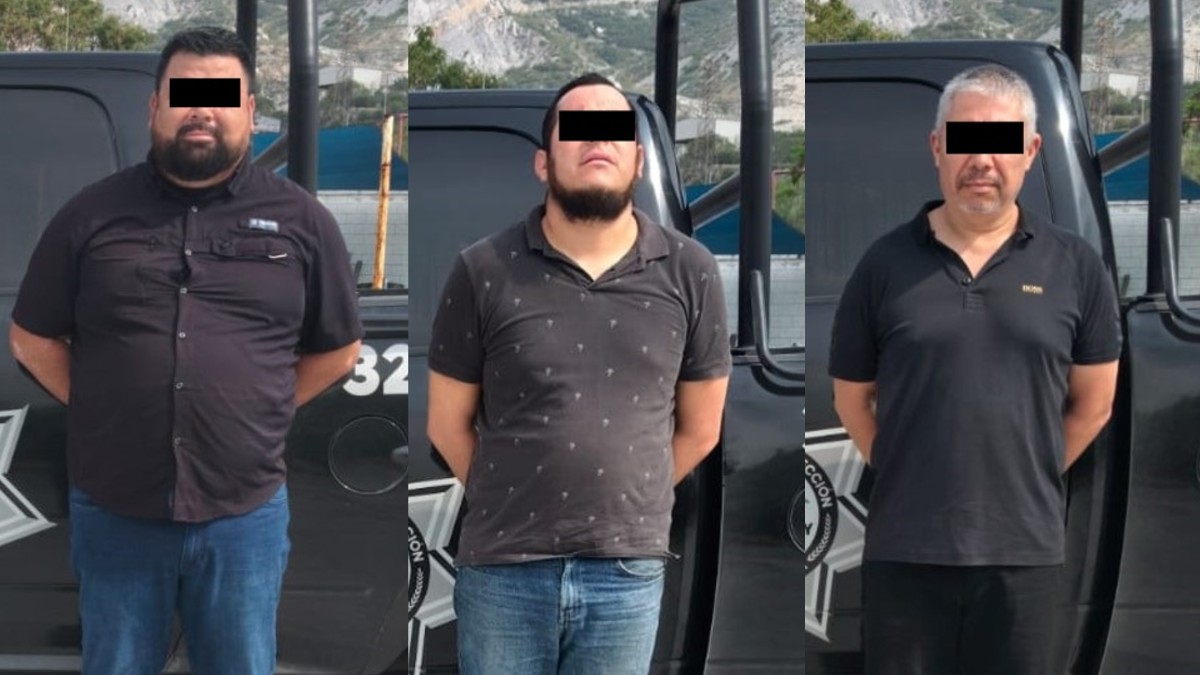 Los detenidos intentaron huir después del robo.