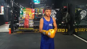 Mauro ‘El Tesoro’, niño boxeador en Monterrey.
