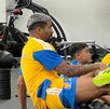 Rodrigo Aguirre entrenando con Tigres.