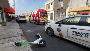 Movilización por atropello de hombre en Guadalupe.