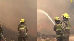 Incendio en la Primero de Mayo