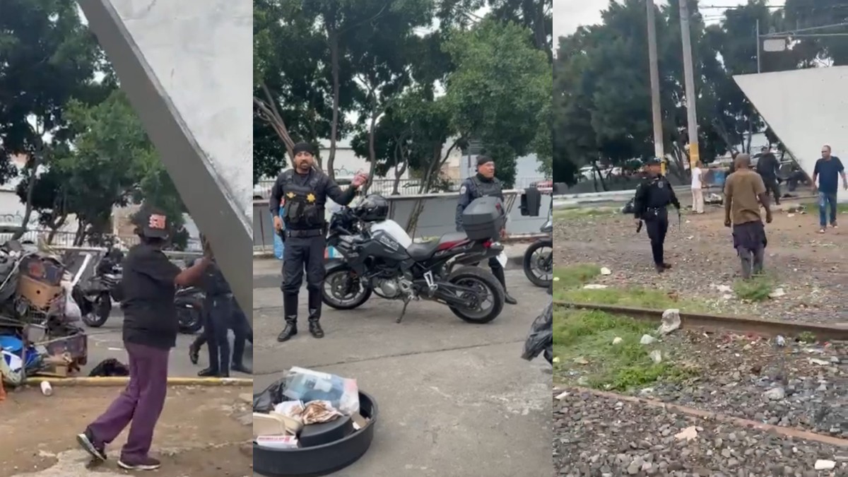 Enfrentamiento entre policías y personas de situación de calle desata tensión en 'Pueblo Quieto' Guadalajara