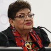 Ernestina Godoy, fiscal General de la República, en conferencia de prensa