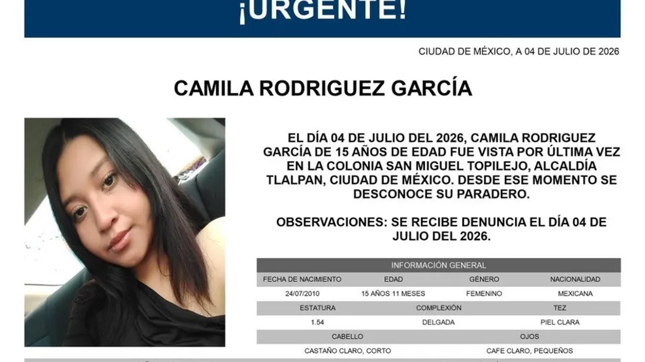 Familiares de Camila Rodríguez García, de 15 años, bloquearon la autopista México-Cuernavaca para exigir que se refuercen las labores de búsqueda.