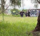 Policías en preido