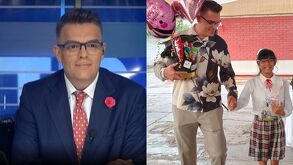 El licenciado Ángel Carrillo y conductor del Telediario Matutino sorprendió a la pequeña Lupita luego de que un post de ella pidiéndole ir a su graduación.