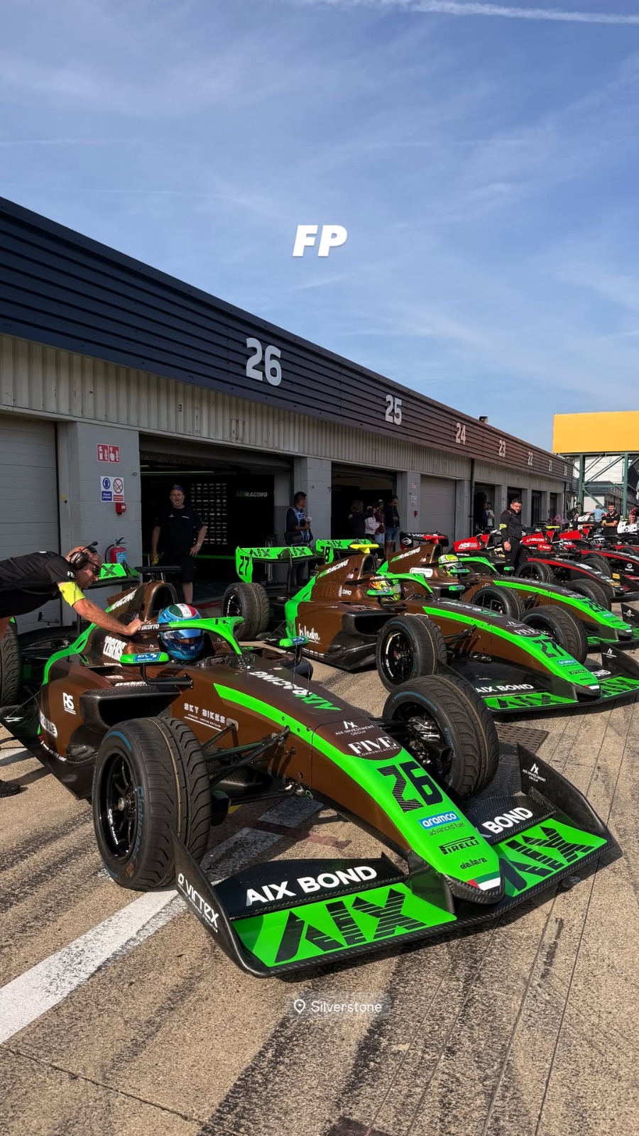 El mexicano Ricardo Escotto completó la fecha de Silverstone con AIX Racing dentro de la FIA Fórmula 3.