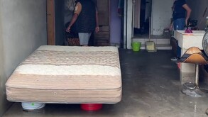Colchón sobre botes