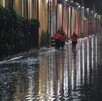 Calle inundada en Ciudad de México