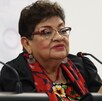 Ernestina Godoy, fiscal General de la República, en conferencia de prensa