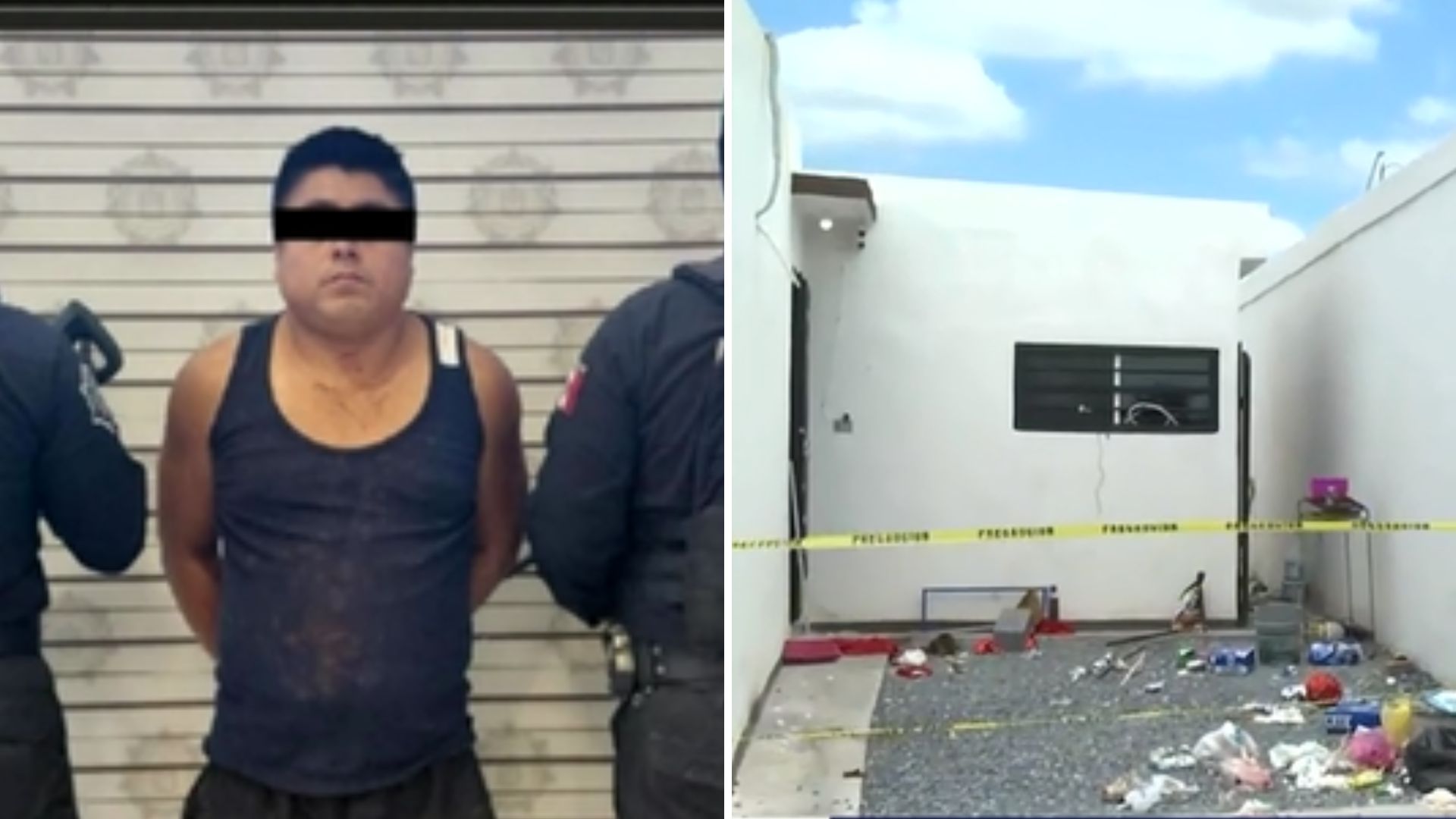 Un sujeto identificado como Pablo 'N' fue detenido en Salinas Victoria tras atacar con un cuchillo a su pareja provocándole 13 heridas punzocortantes.