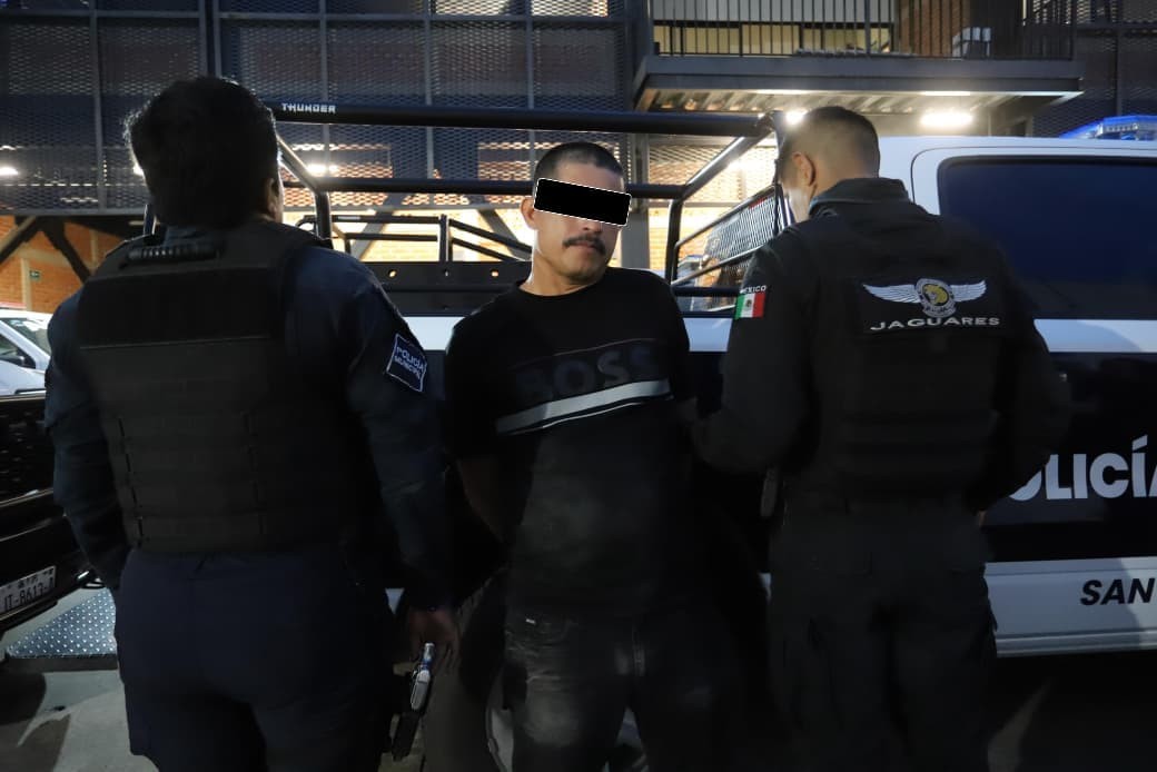 La foto del hombre detenido por parte de la Policía municipal de Tlaquepaque