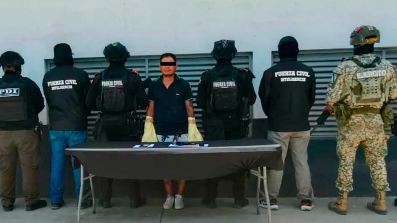 Jonathan “N”, de 34 años, quedó bajo investigación tras presuntamente disparar contra policías en García.