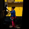 Trabajador en calles de la Ciudad de México.