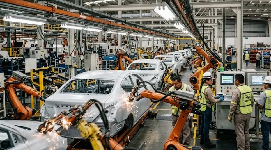 Armadoras automotrices se quedan en México, pero cambian de planes y producción ante la incertidumbre sobre el futuro del T-MEC y aranceles de Estados Unidos.