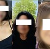 Fotografías de tres estudiantes de Puerto Vallarta con los rostros censurados con blur y los ojos cubiertos por un recuadro blanco