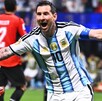 Liones Andrés Messi grita su gol ante el equipo de Egipto en los octavos de final del Mundial 2026.