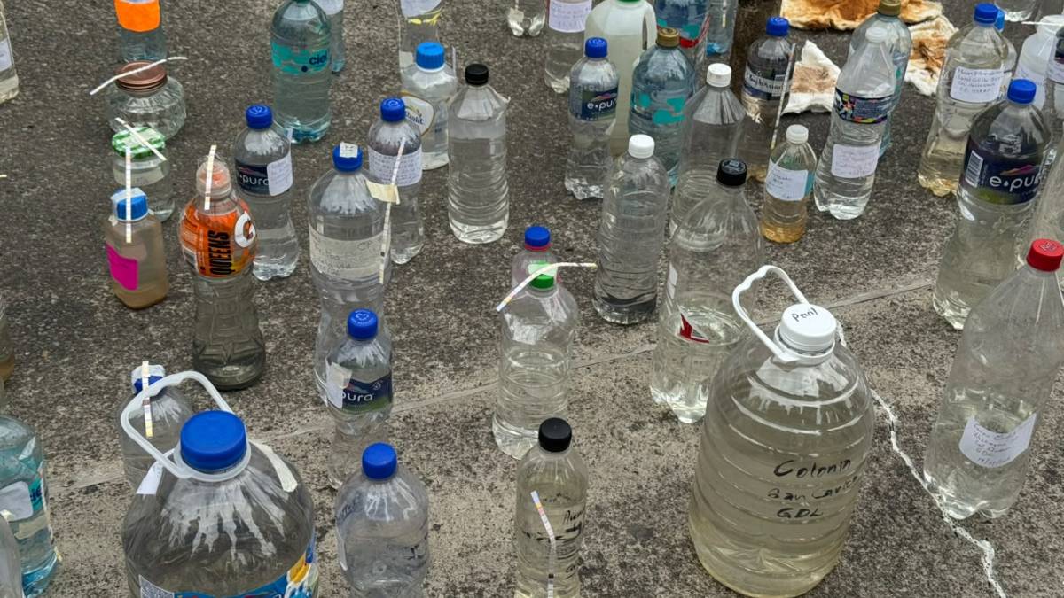 Una foto de la calidad del agua en el AMG