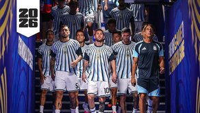 Jugadores de la Selección de Argentina comandados por Messi previo al partido ante Suiza.