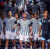 Jugadores de la Selección de Argentina comandados por Messi previo al partido ante Suiza.